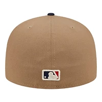 Los Angeles Dodgers Khaki and Ocean Blue 2024 City Connect New Era 59FIFTY Fitted Hat