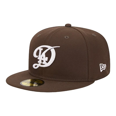 Los Angeles Dodgers Brown 2024 City Connect New Era 59FIFTY Fitted Hat