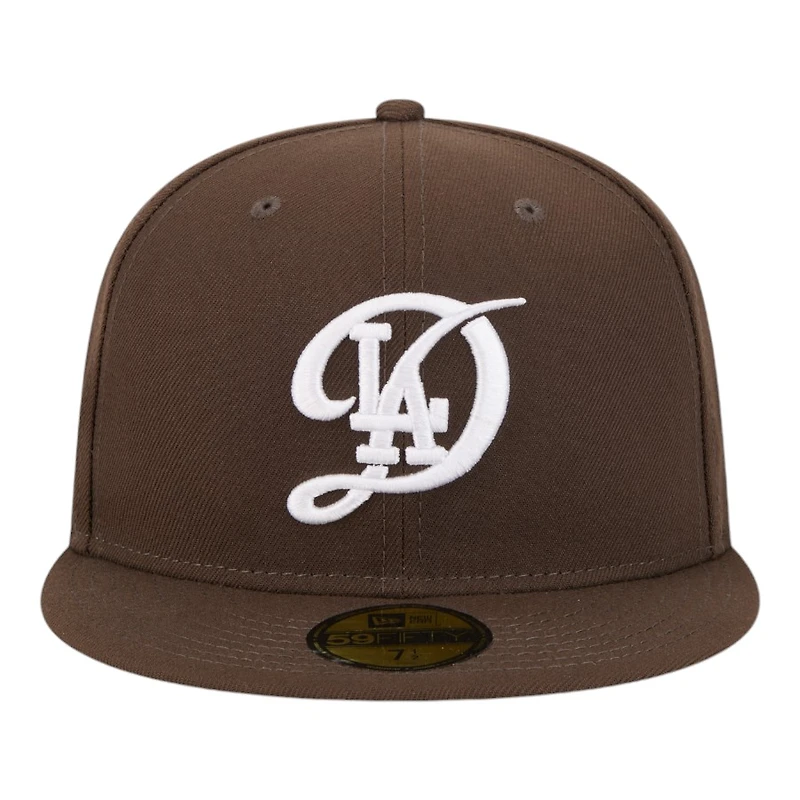 Los Angeles Dodgers Brown 2024 City Connect New Era 59FIFTY Fitted Hat