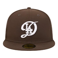 Los Angeles Dodgers Brown 2024 City Connect New Era 59FIFTY Fitted Hat