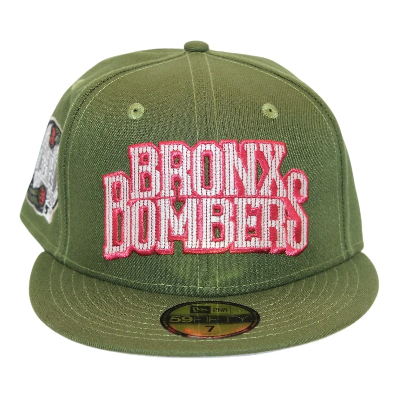 New York Yankees Olive Bronx Bombers "DPM Pack" Subway Series Patch Gray UV Era 59Fifty Fitted Hat