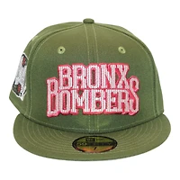 New York Yankees Olive Bronx Bombers "DPM Pack" Subway Series Patch Gray UV Era 59Fifty Fitted Hat