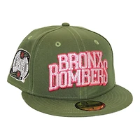 New York Yankees Olive Bronx Bombers "DPM Pack" Subway Series Patch Gray UV Era 59Fifty Fitted Hat