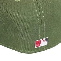 New York Yankees Olive Bronx Bombers "DPM Pack" Subway Series Patch Gray UV Era 59Fifty Fitted Hat