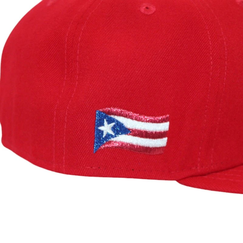 New York Yankees Red Puerto Rico Logo "DPM Pack" Flag Patch Gray UV Era 59Fifty Fitted Hat