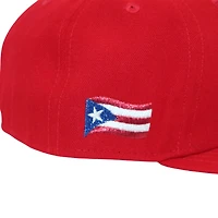 New York Yankees Red Puerto Rico Logo "DPM Pack" Flag Patch Gray UV Era 59Fifty Fitted Hat