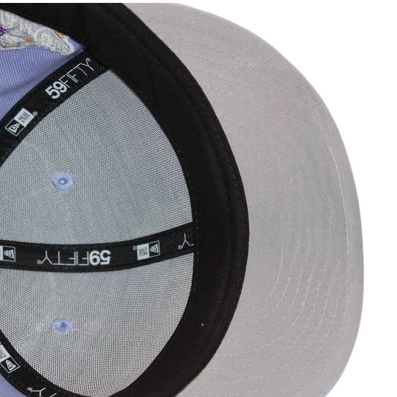 New York Yankees Lavender "DPM Pack" 1998 World Series Patch Gray UV Era 59Fifty Fitted Hat