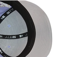 New York Yankees Lavender "DPM Pack" 1998 World Series Patch Gray UV Era 59Fifty Fitted Hat