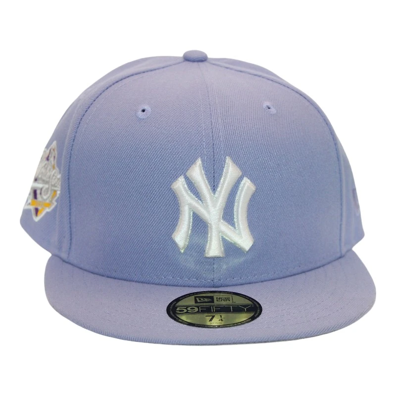New York Yankees Lavender "DPM Pack" 1998 World Series Patch Gray UV Era 59Fifty Fitted Hat