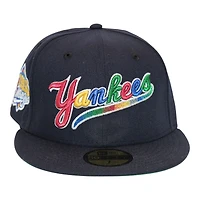 New York Yankees Navy "DPM Pack" 1999 World Series Patch Green UV Era 59Fifty Fitted Hat