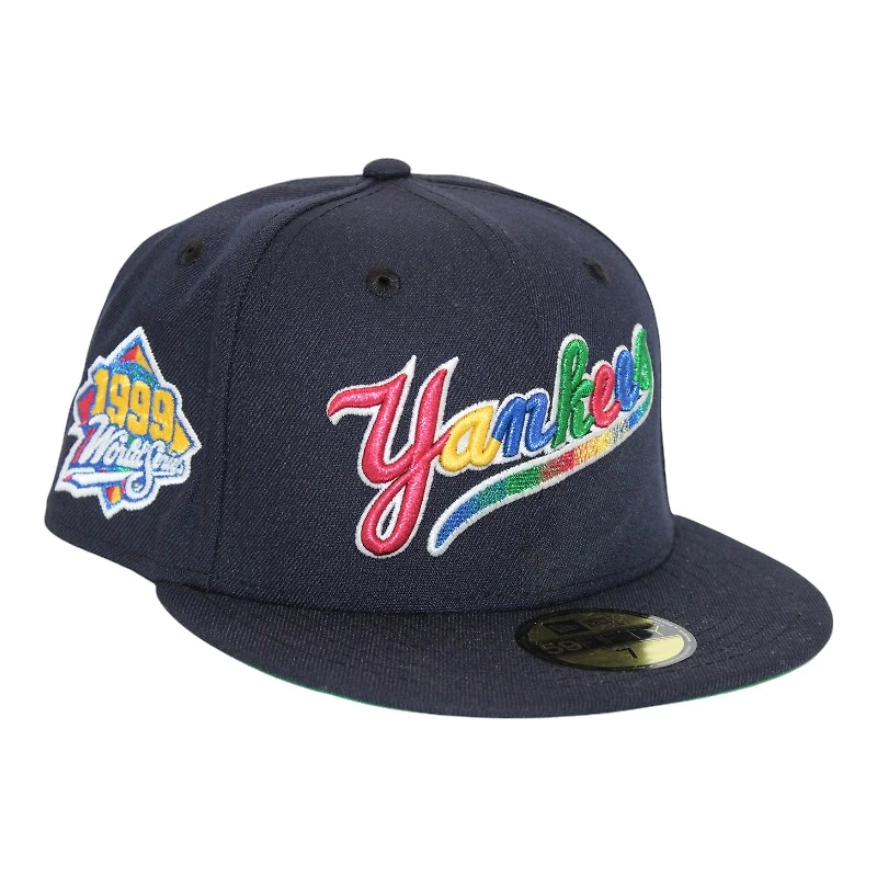 New York Yankees Navy "DPM Pack" 1999 World Series Patch Green UV Era 59Fifty Fitted Hat