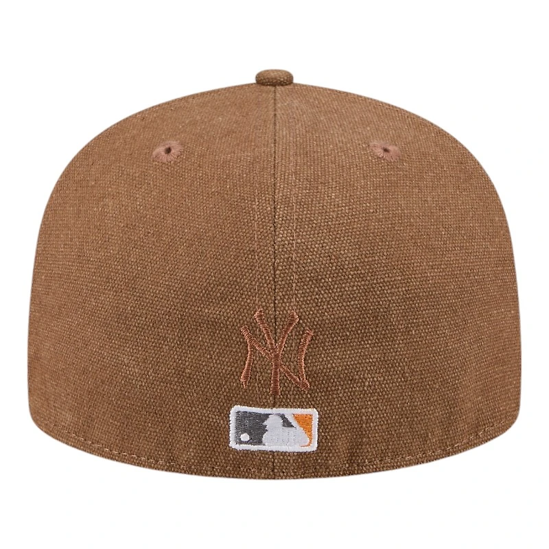 New York Yankees Brown Logo Scribble Era 59FIFTY Fitted Hat