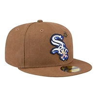 Chicago White Sox Brown Logo Scribble New Era 59FIFTY Fitted Hat
