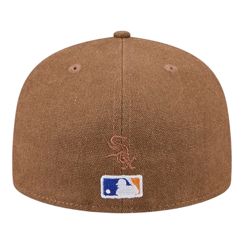 Chicago White Sox Brown Logo Scribble New Era 59FIFTY Fitted Hat