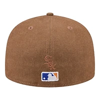 Chicago White Sox Brown Logo Scribble New Era 59FIFTY Fitted Hat
