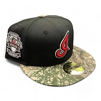 Cleveland Indians Black and Realtree Jacobs Field Patch Gray UV New Era 59FIFTY Fitted Hat