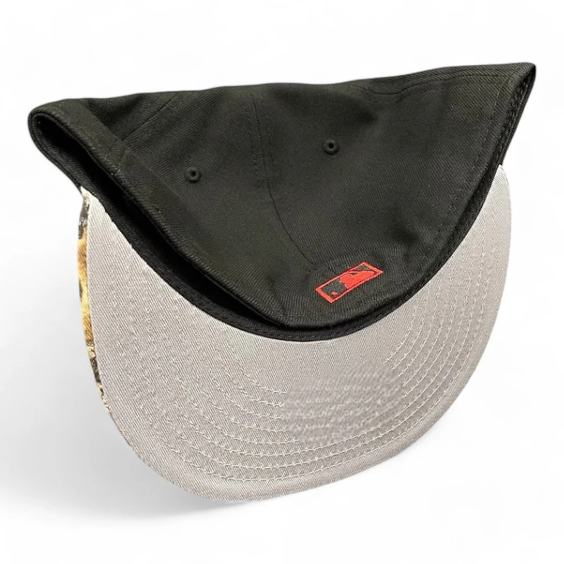 Cleveland Indians Black and Realtree Jacobs Field Patch Gray UV New Era 59FIFTY Fitted Hat