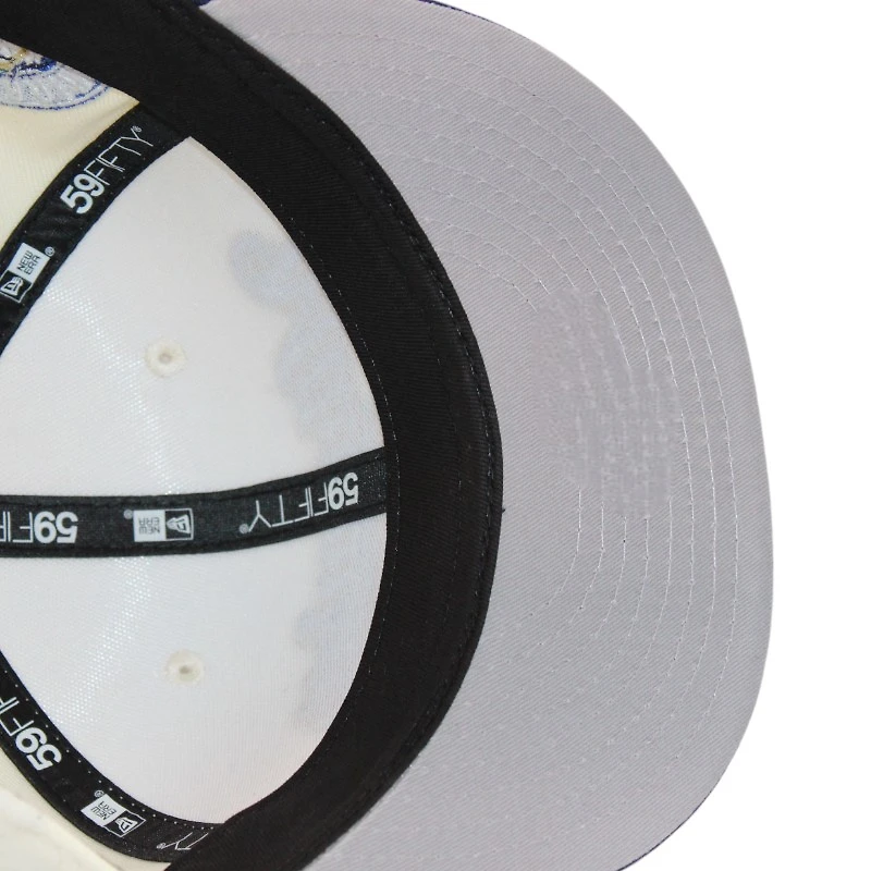 Milwaukee Brewers Cream and Navy "DPM Brothers Pack" County Stadium Patch Green UV New Era 59Fifty Fitted Hat