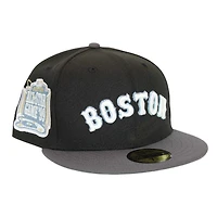 Boston Red Sox Black and Graphite "DPM Brothers Pack" 1999 All Star Game Patch Gray UV New Era 59Fifty Fitted Hat