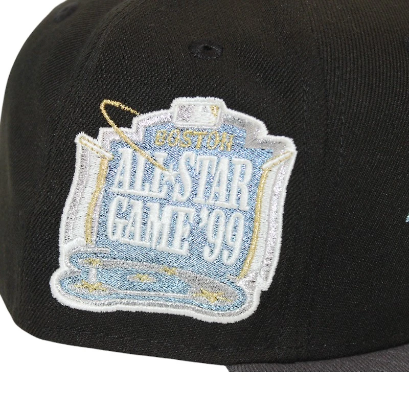 Boston Red Sox Black and Graphite "DPM Brothers Pack" 1999 All Star Game Patch Gray UV New Era 59Fifty Fitted Hat