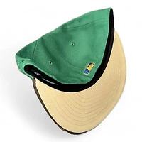 Boston Red Sox Kelly Green and Burnt Wood Platano Power Patch Vegas Gold UV New Era 59FIFTY Fitted Hat