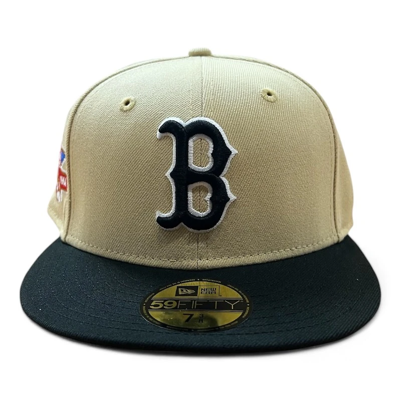 Boston Red Sox Vegas Gold "Gold Strike" 1961 All Star Game Patch Black UV New Era 59FIFTY Fitted Hat
