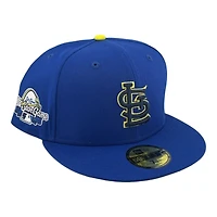 St. Louis Cardinals Royal Blue 2009 ASG Patch Neon Yellow UV New Era 59FIFTY Fitted Hat