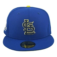 St. Louis Cardinals Royal Blue 2009 ASG Patch Neon Yellow UV New Era 59FIFTY Fitted Hat
