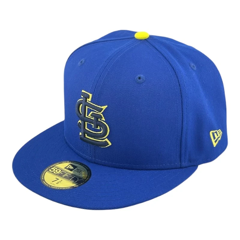 St. Louis Cardinals Royal Blue 2009 ASG Patch Neon Yellow UV New Era 59FIFTY Fitted Hat