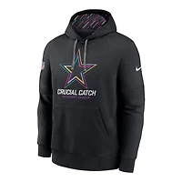 Dallas Cowboys 2024 Crucial Catch Black Nike Club Pullover Hoodie