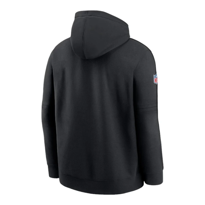 Dallas Cowboys 2024 Crucial Catch Black Nike Club Pullover Hoodie