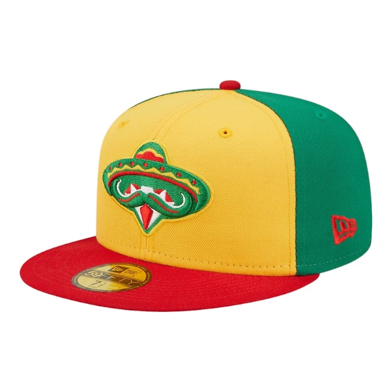 Diamantes De Arkansas Copa La Diversion Yellow and Red Annual Clearance New Era 59FIFTY Fitted Hat
