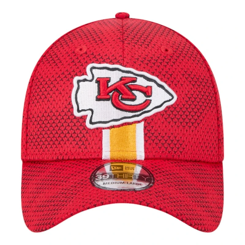 Kansas City Chiefs Red 2024 NFL Sideline New Era 39THIRTY Flex Hat