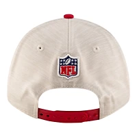 San Francisco 49ers 2024 Sideline Historic Stone New Era 9FORTY Adjustable Stretch Snap Hat