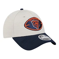 Chicago Bears 2024 Sideline Historic Stone New Era 9FORTY Adjustable Stretch Snap Hat