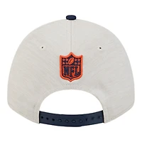 Chicago Bears 2024 Sideline Historic Stone New Era 9FORTY Adjustable Stretch Snap Hat