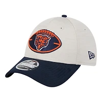Chicago Bears 2024 Sideline Historic Stone New Era 9FORTY Adjustable Stretch Snap Hat