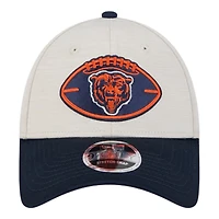 Chicago Bears 2024 Sideline Historic Stone New Era 9FORTY Adjustable Stretch Snap Hat