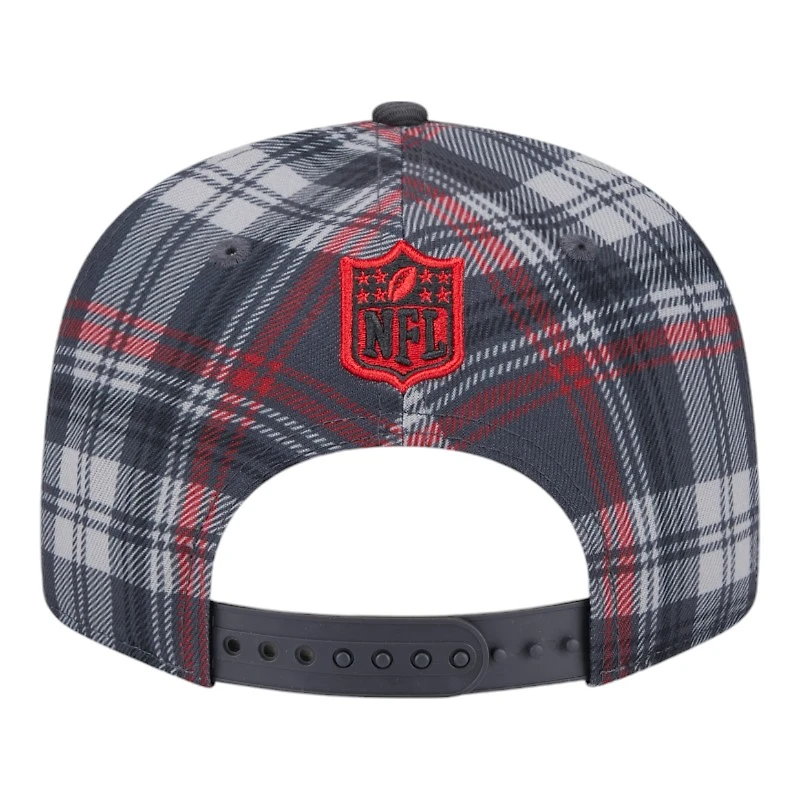 Kansas City Chiefs 2024 Sideline Statement Plaid New Era 9FIFTY Snapback Hat