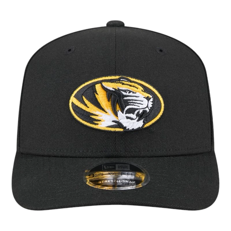 Missouri Tigers Black New Era 9SEVENTY Stretch Adjustable Snapback Hat