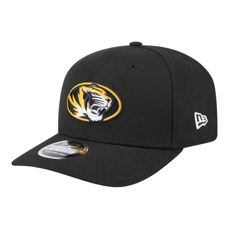 Missouri Tigers Black New Era 9SEVENTY Stretch Adjustable Snapback Hat