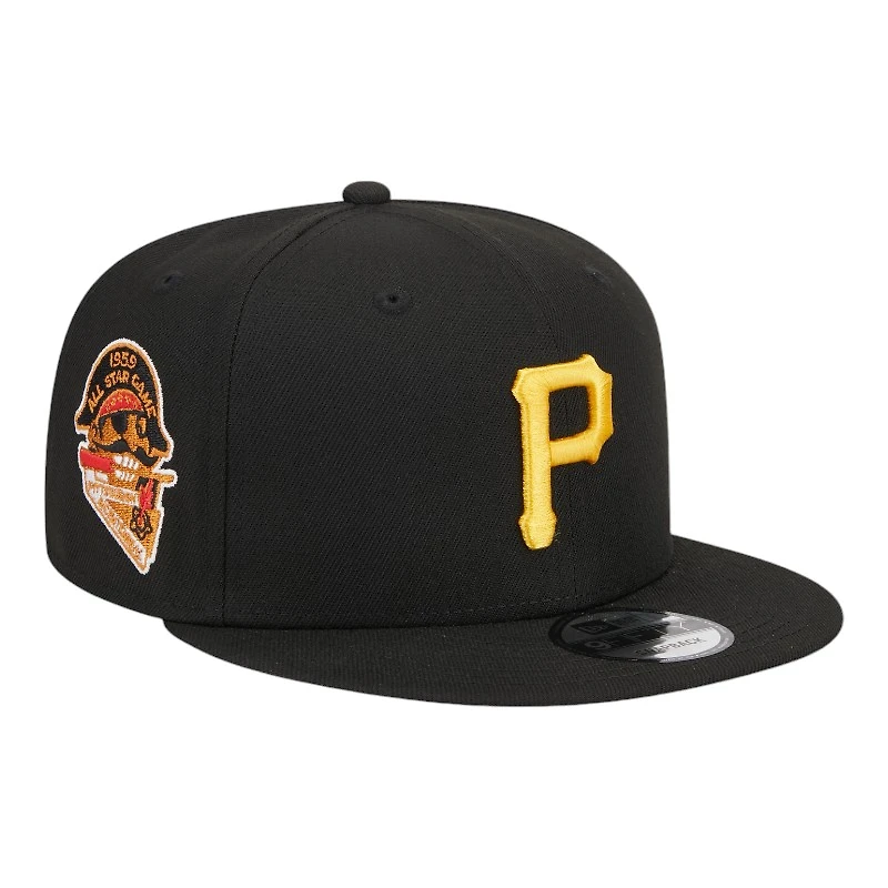 Pittsburgh Pirates Black and Yellow 1959 ASG Patch Gray UV New Era 9FIFTY Snapback Hat