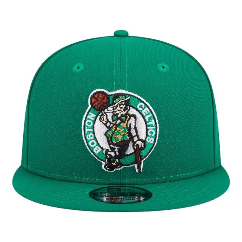 Boston Celtics Green Team Patch Gray UV New Era 9FIFTY Snapback Hat