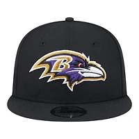 Baltimore Ravens Black and Purple SB XLVII Patch Gray UV New Era 9FIFTY Snapback Hat