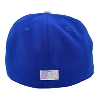Los Angeles Dodgers Light Royal Script "Sunset" 50th Anniversary Patch Pink UV New Era 59FIFTY Fitted Hat