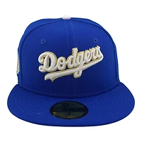Los Angeles Dodgers Light Royal Script "Sunset" 50th Anniversary Patch Pink UV New Era 59FIFTY Fitted Hat