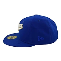 Los Angeles Dodgers Light Royal Script "Sunset" 50th Anniversary Patch Pink UV New Era 59FIFTY Fitted Hat