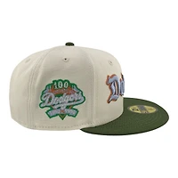 Los Angeles Dodgers Chrome and Green "Love of Money" 100th Anniversary Patch Gray UV New Era 59FIFTY Fitted Hat