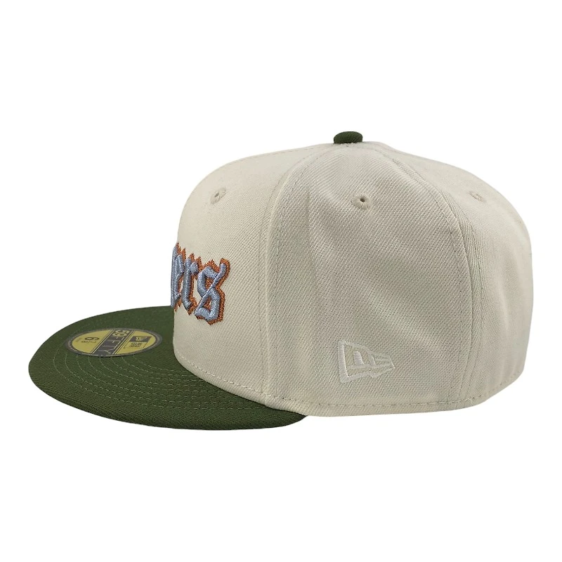 Los Angeles Dodgers Chrome and Green "Love of Money" 100th Anniversary Patch Gray UV New Era 59FIFTY Fitted Hat