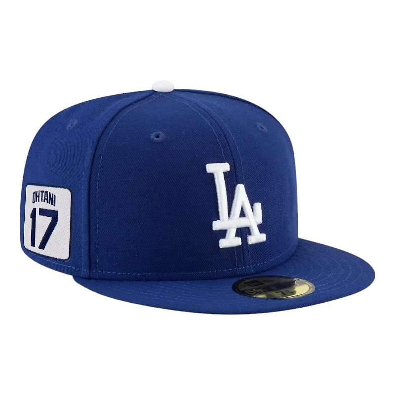 Los Angeles Dodgers Royal Blue #17 Ohtani Patch New Era 59FIFTY Fitted Hat